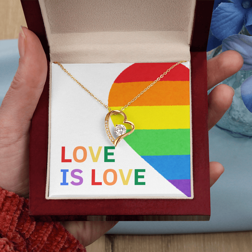 "Lovara" Forever Love Necklace w/Message