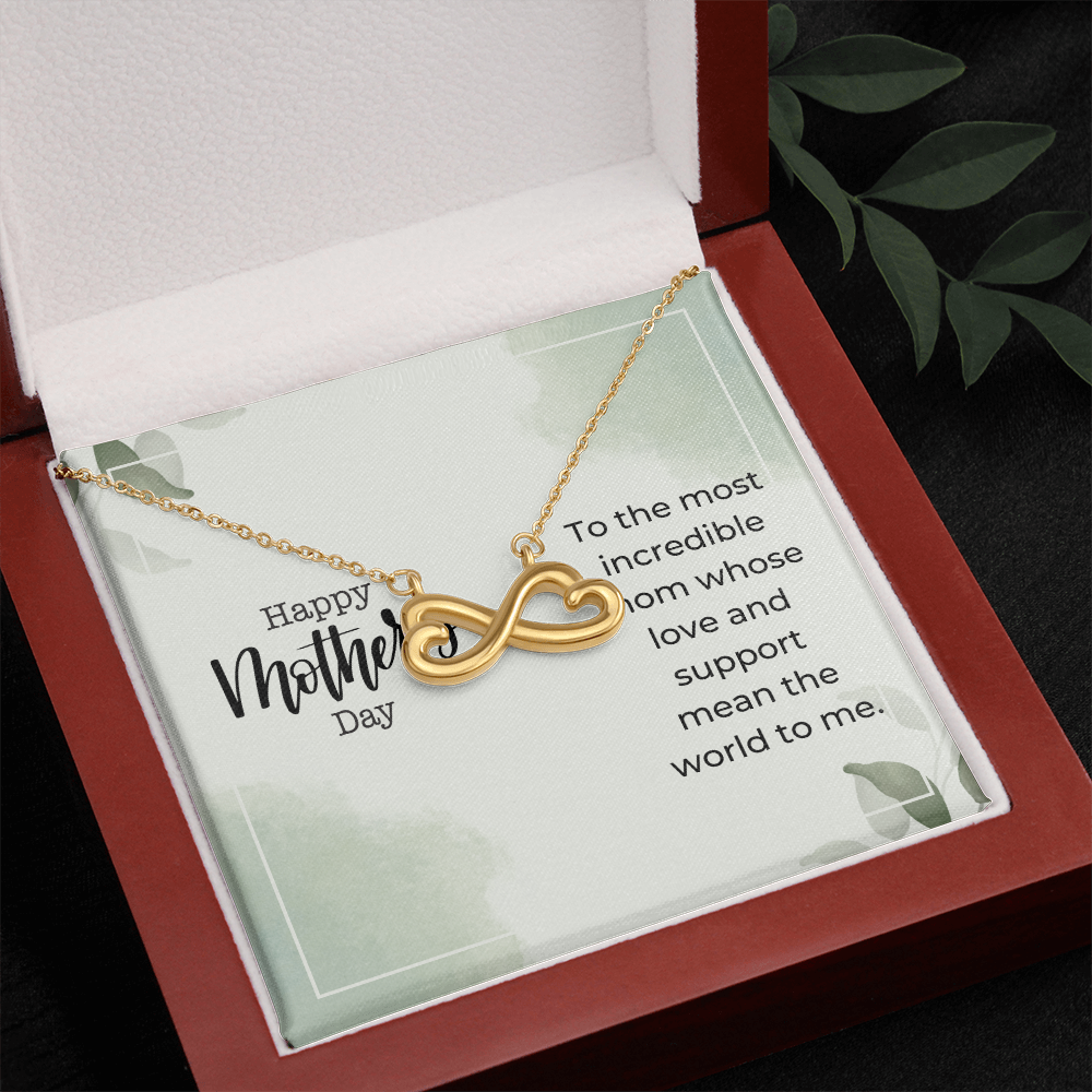 "Endira" Endless Love Necklace w/Mother's Day Message