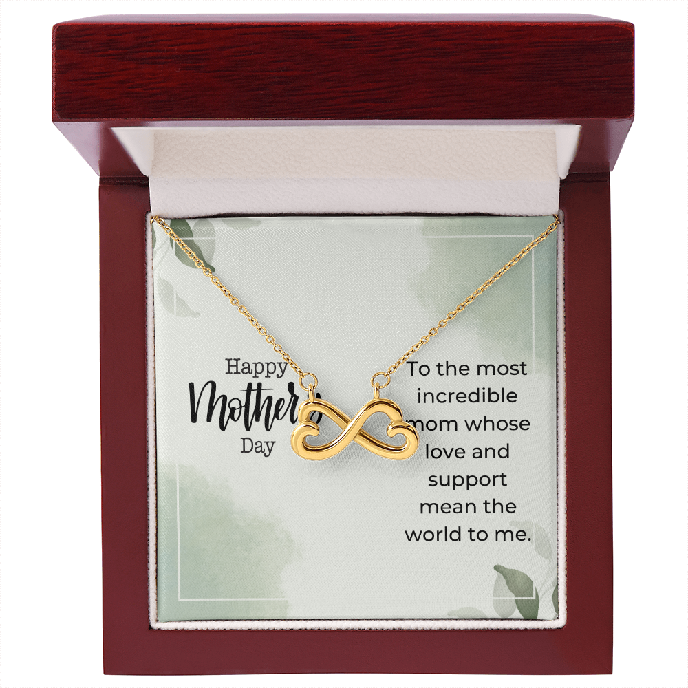 "Endira" Endless Love Necklace w/Mother's Day Message