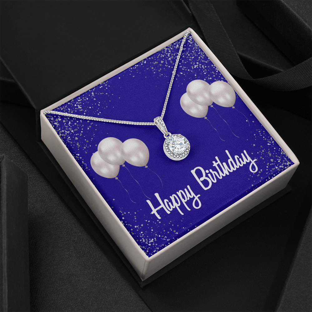 "Arula" Eternal Hope Necklace (Happy Birthday Message)