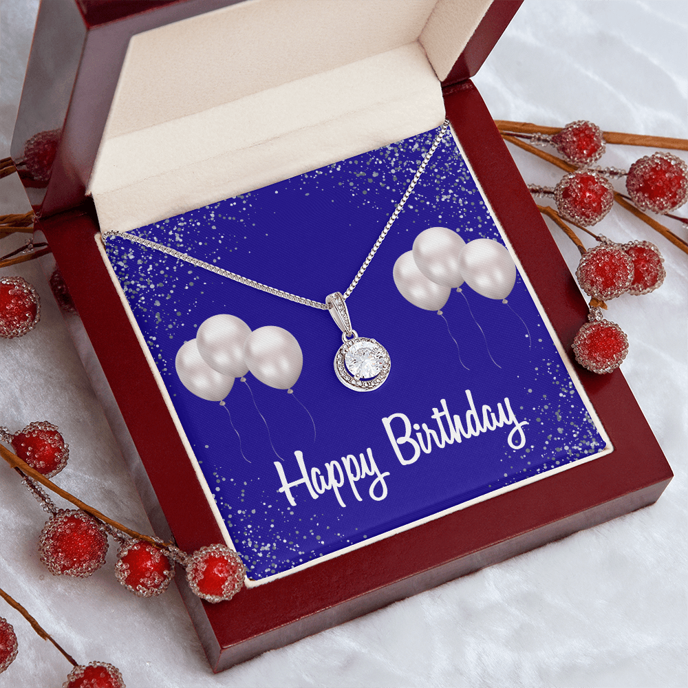 "Arula" Eternal Hope Necklace (Happy Birthday Message)