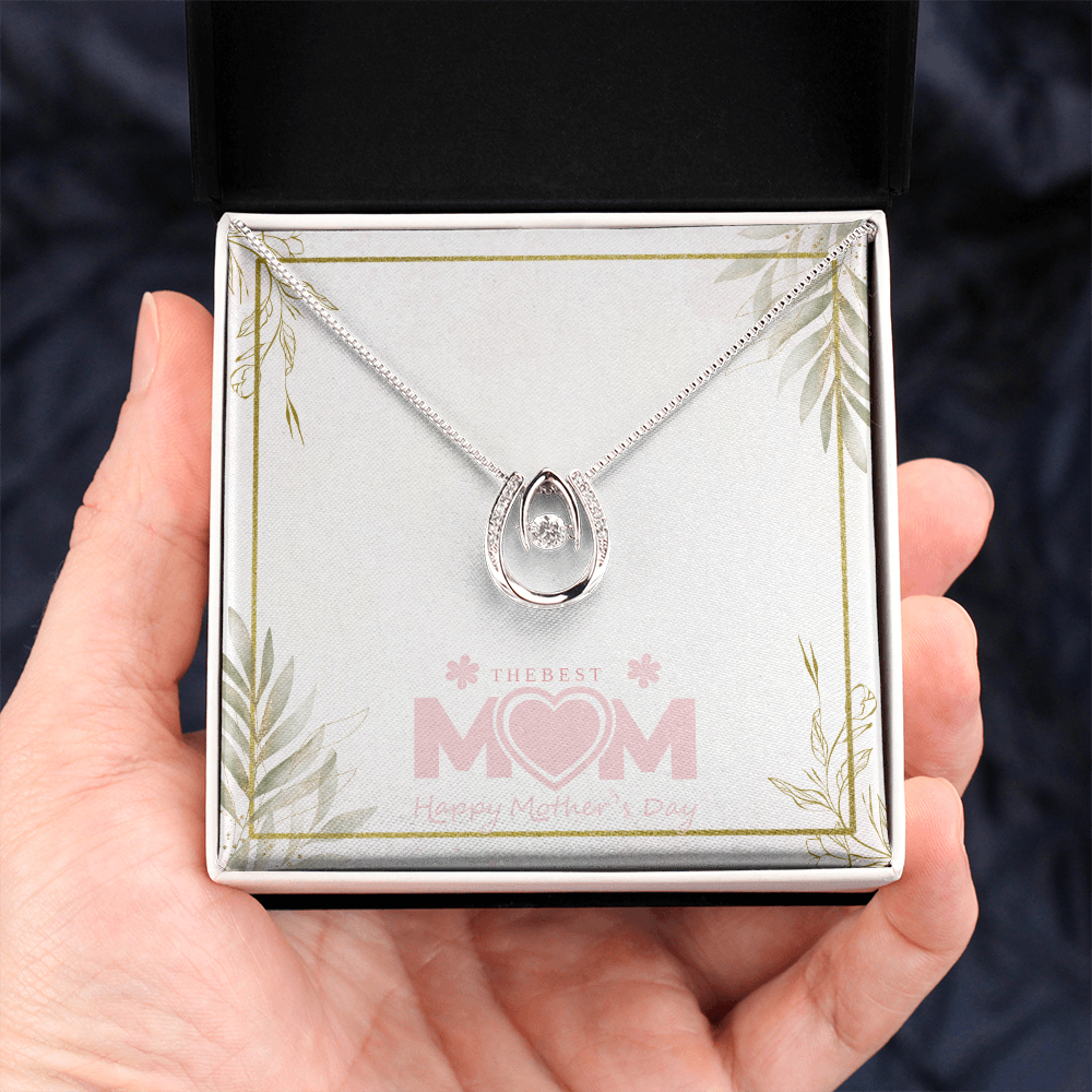 "Lucky in Love" Necklace w/Mother's Day Message
