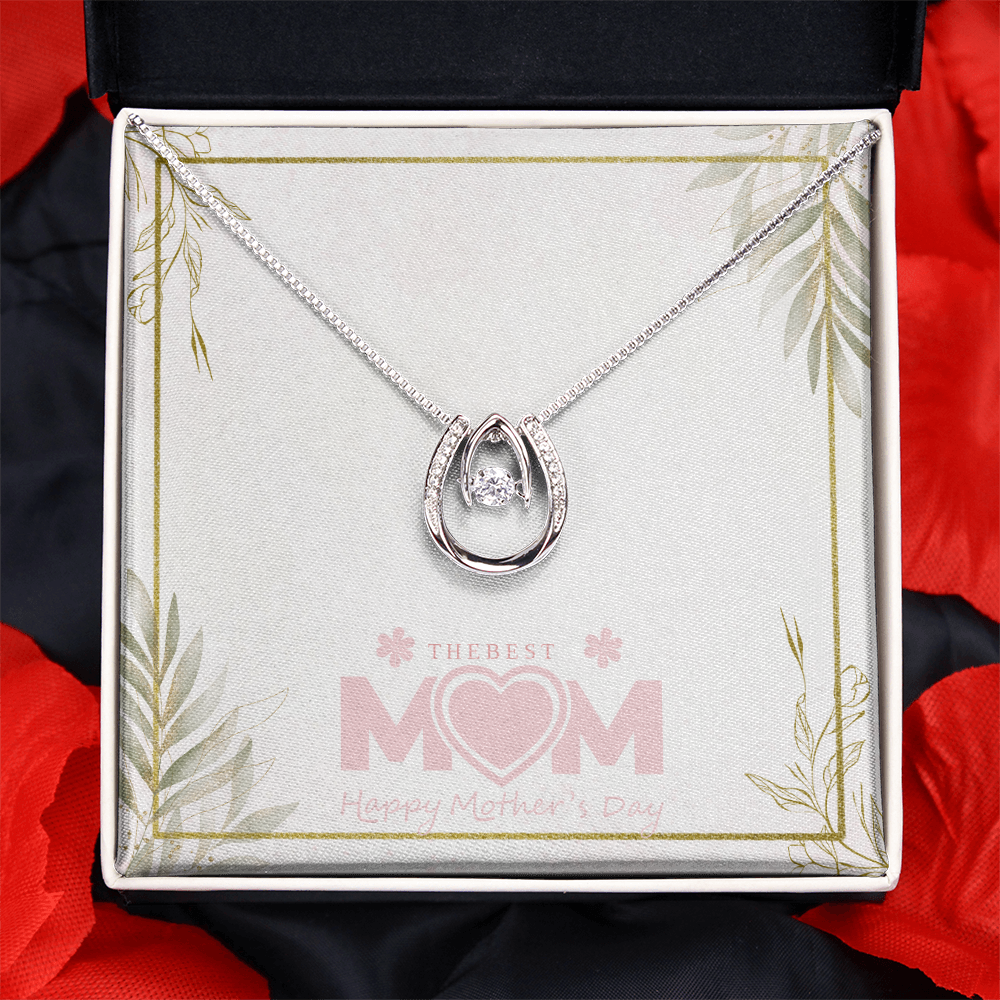 "Lucky in Love" Necklace w/Mother's Day Message