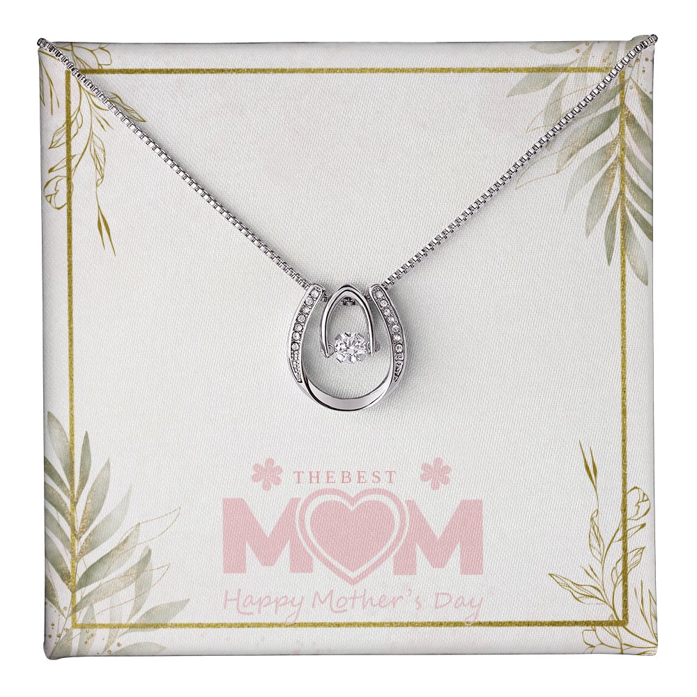 "Lucky in Love" Necklace w/Mother's Day Message