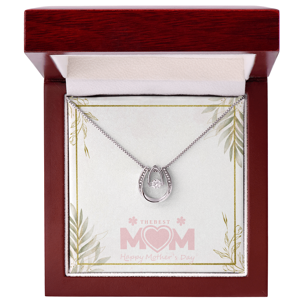 "Lucky in Love" Necklace w/Mother's Day Message