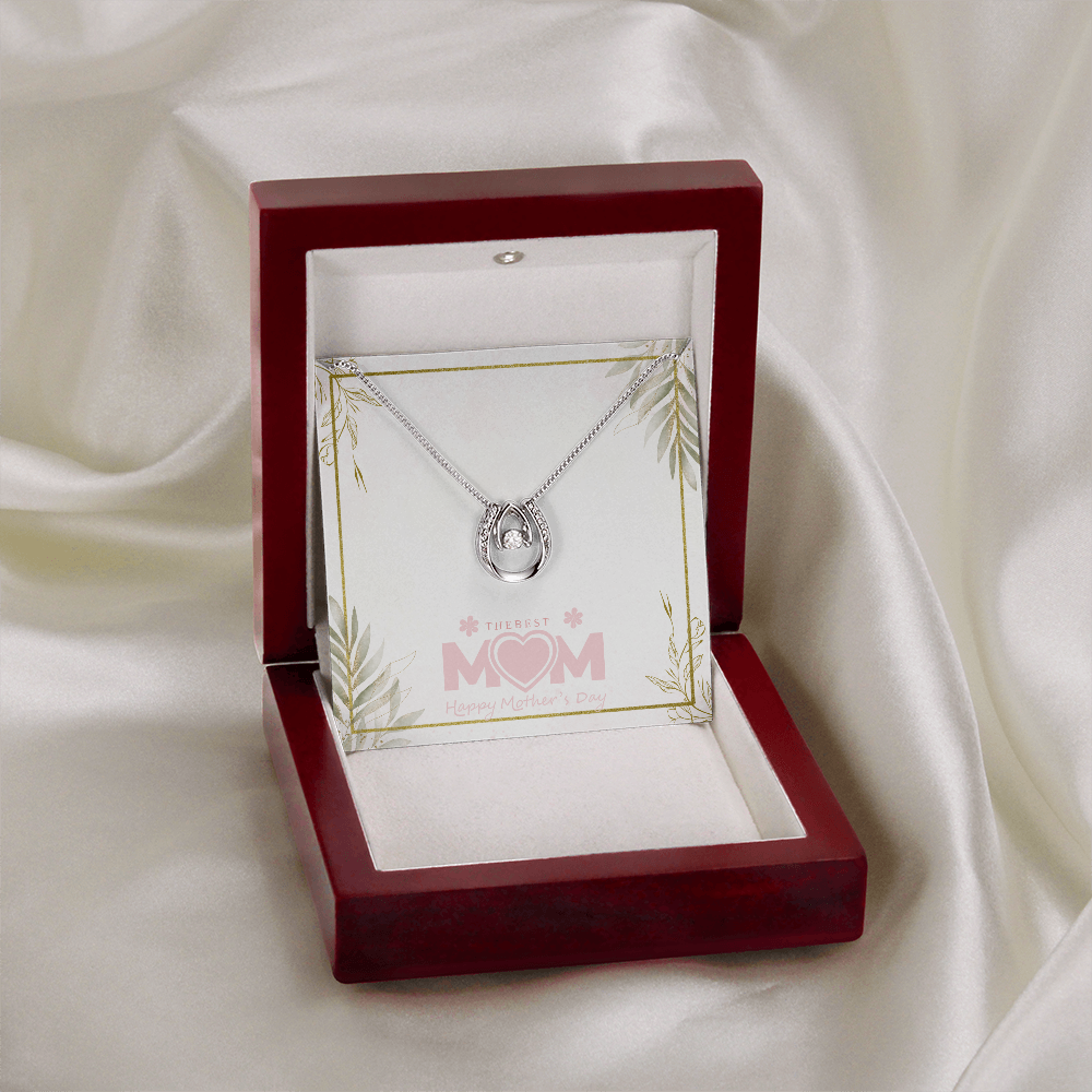 "Lucky in Love" Necklace w/Mother's Day Message