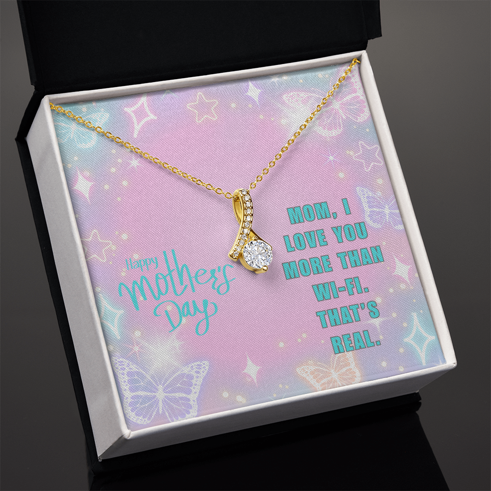 "Solure" Alluring Beauty Necklace w/Message