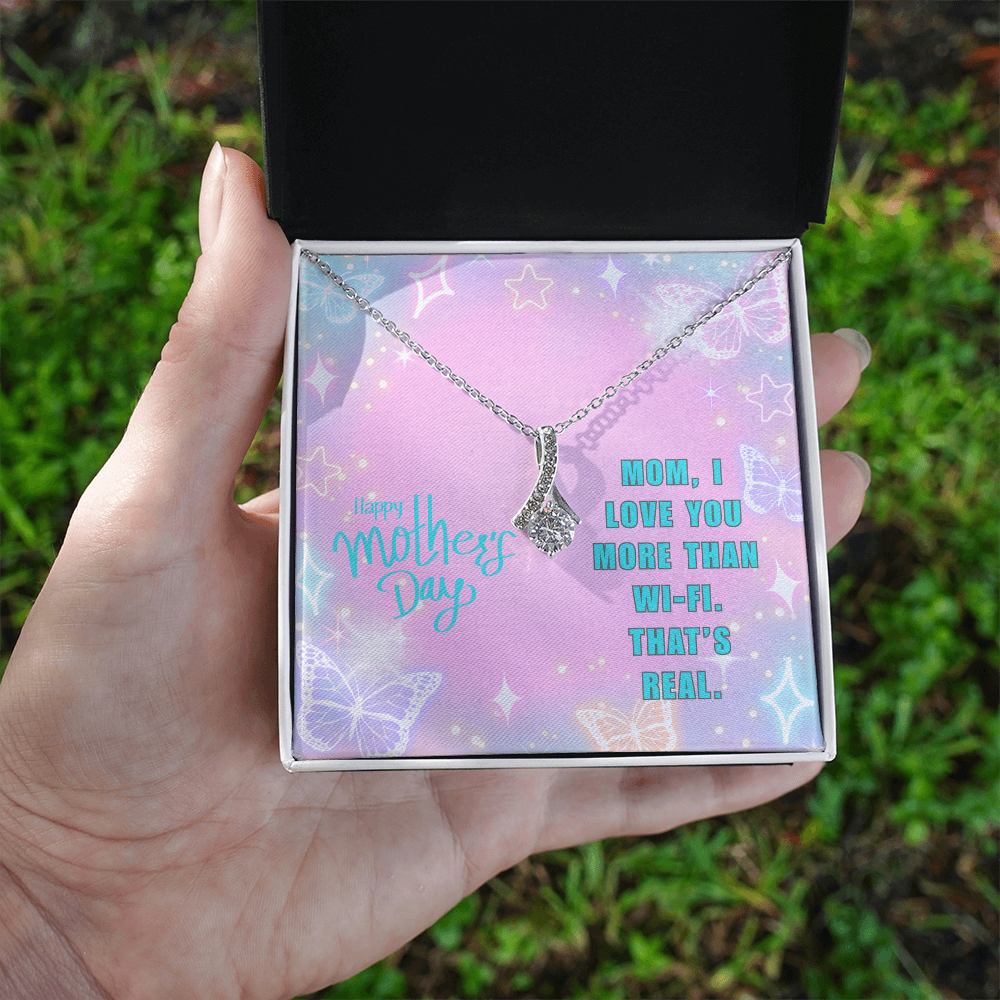 "Solure" Alluring Beauty Necklace w/Message