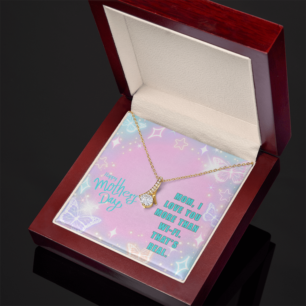 "Solure" Alluring Beauty Necklace w/Message