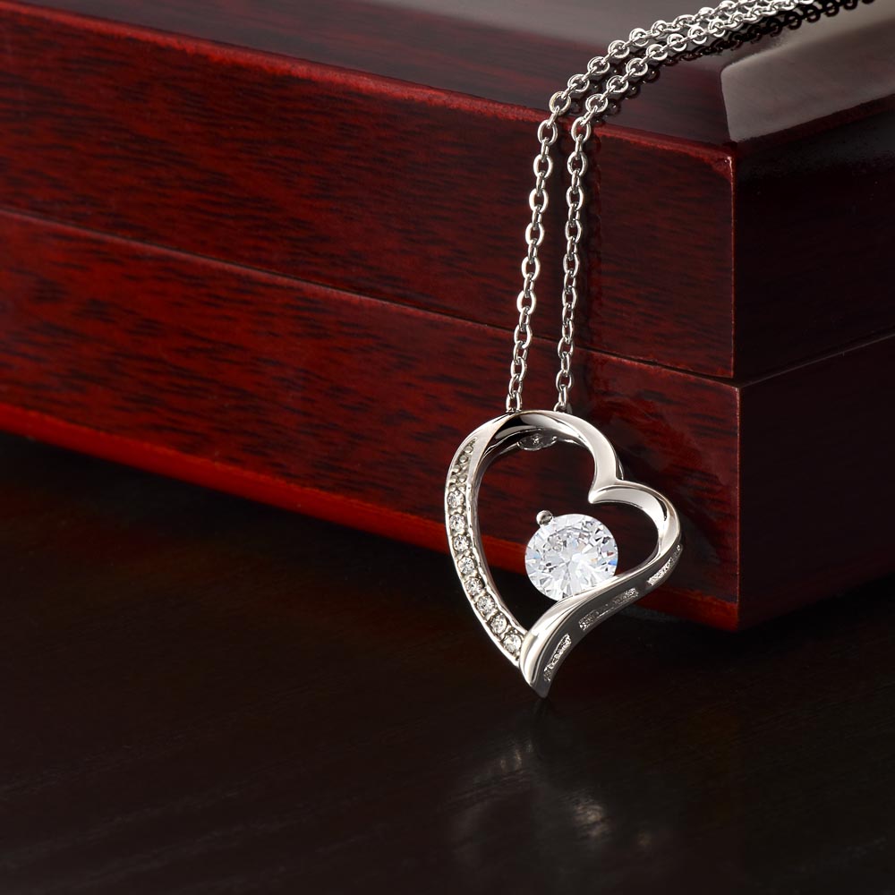 "Twined Soul" Love Knot Heart Necklace w/o Message