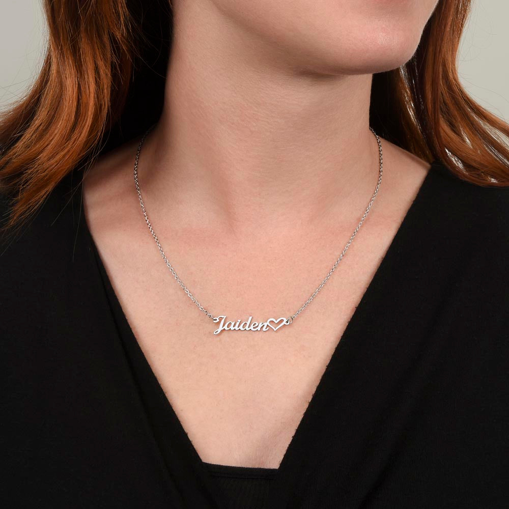 "Liora" Heat Name Necklace