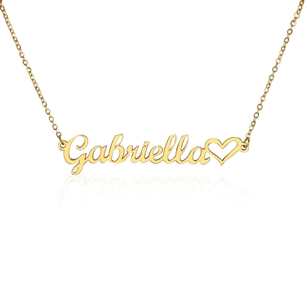 "Liora" Heat Name Necklace