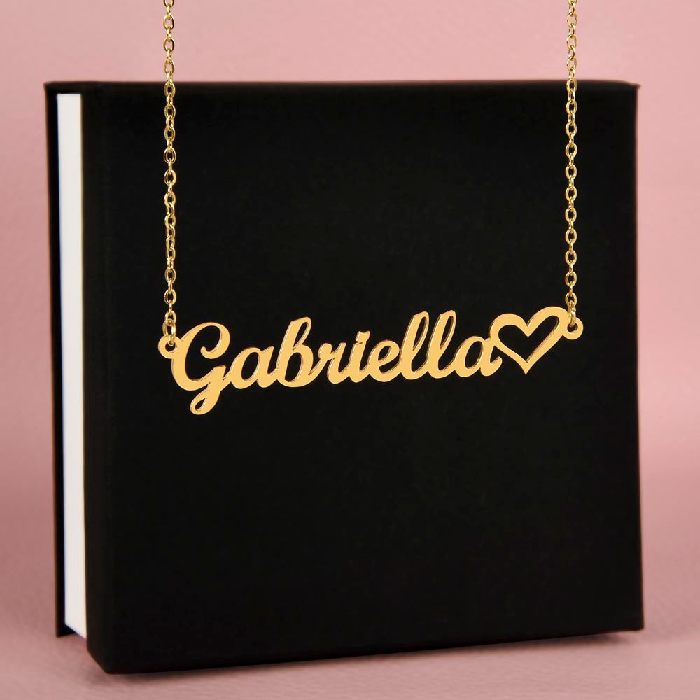 "Liora" Heat Name Necklace