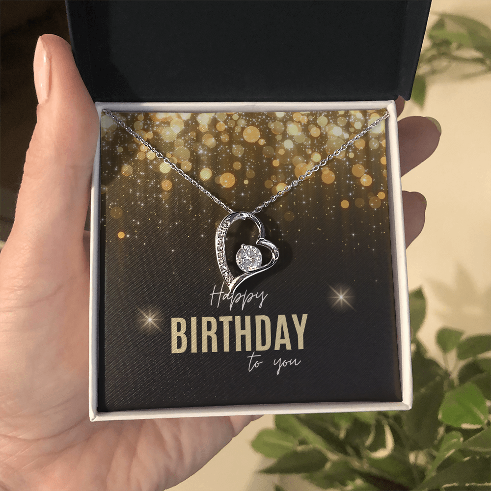 "Lovara" Forever Love Necklace w/ Birthday Message