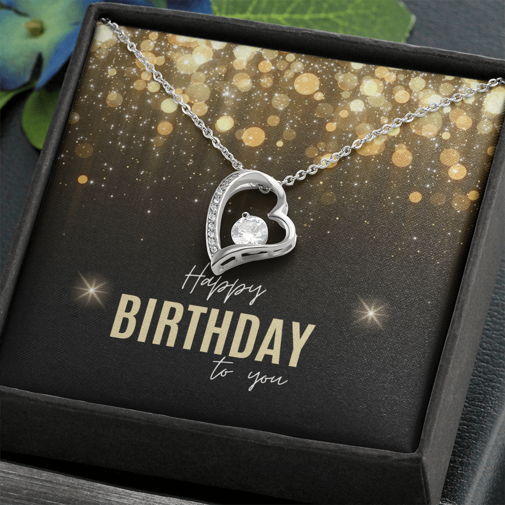 "Lovara" Forever Love Necklace w/ Birthday Message