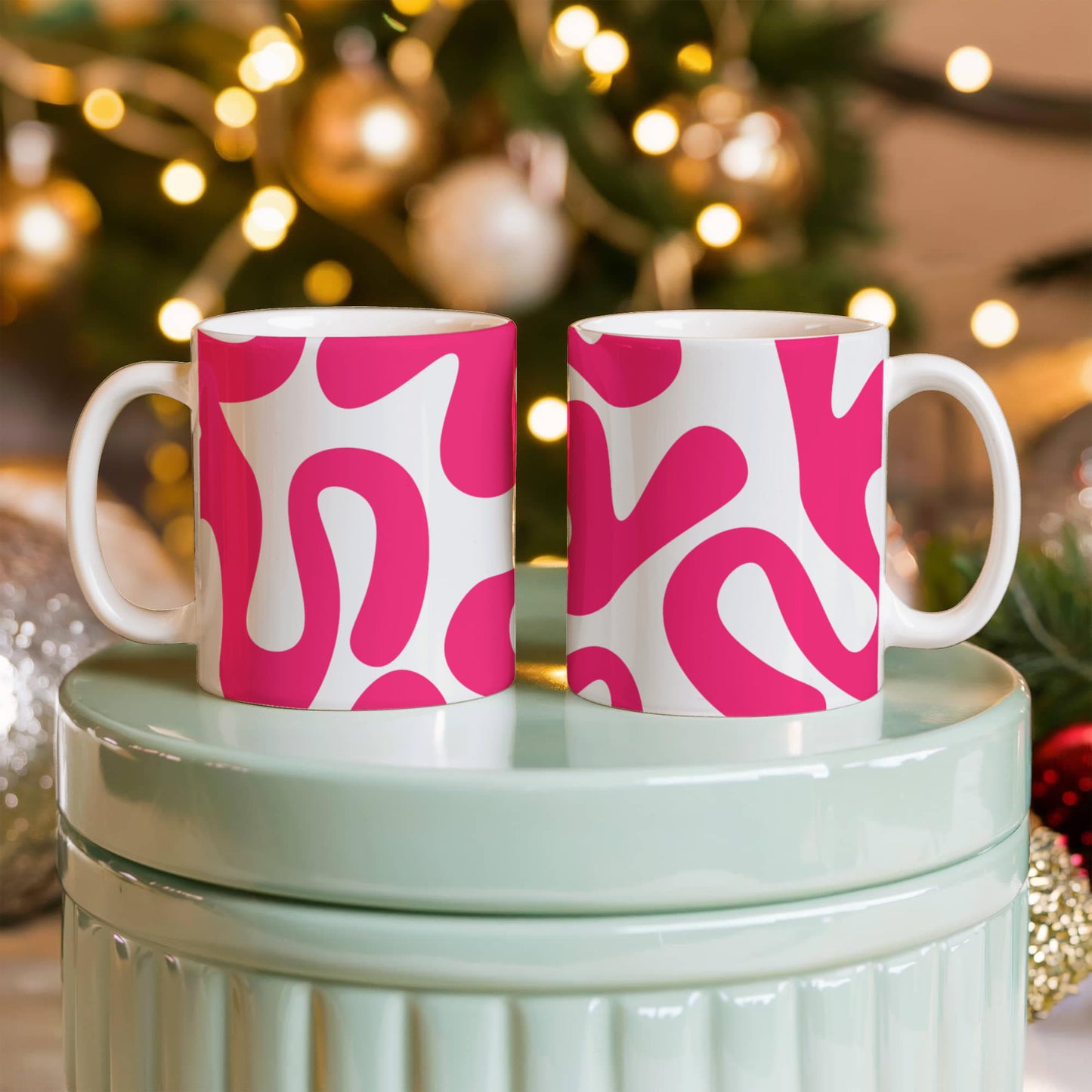 Swirly Pink Mug