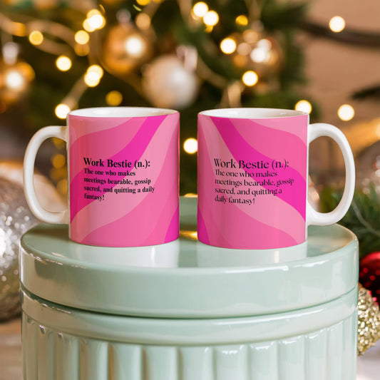 "Work Bestie" Coffee Mug