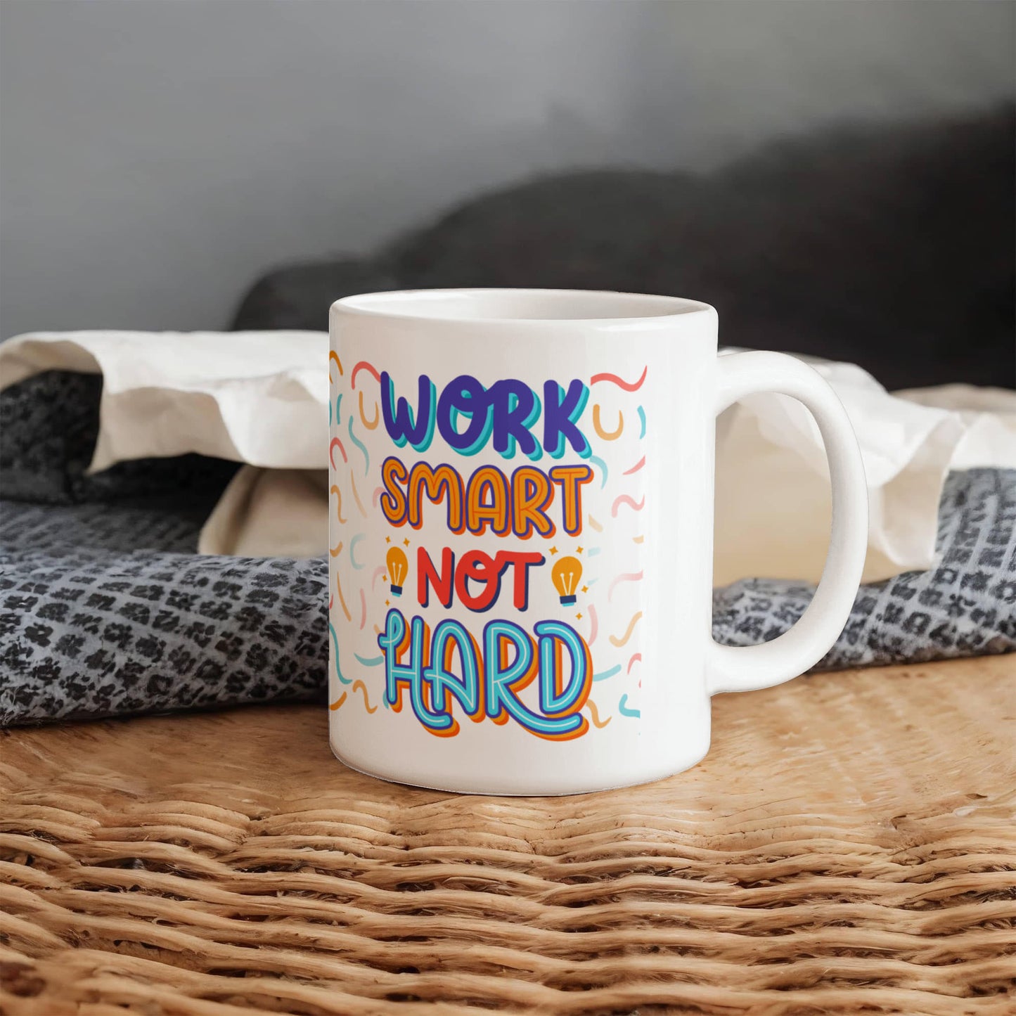 "Work Smart. Not Hard" Mug