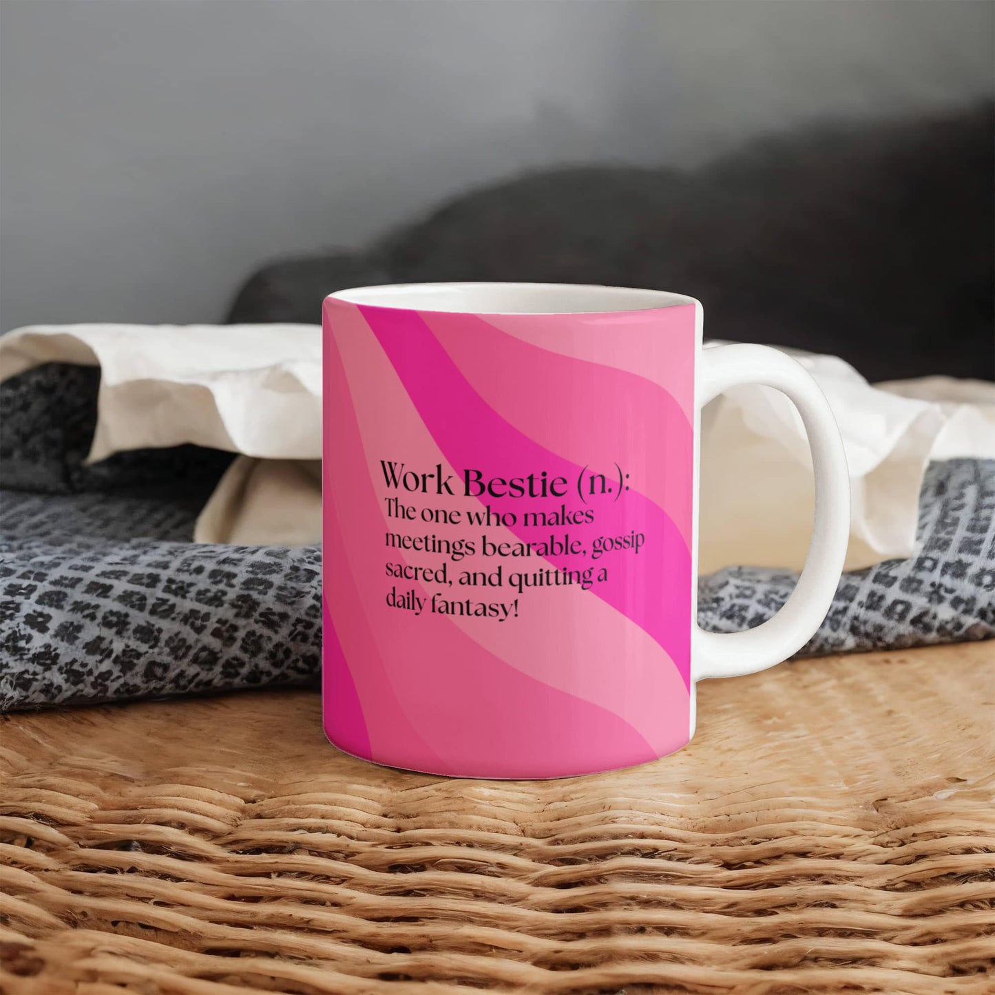 "Work Bestie" Coffee Mug
