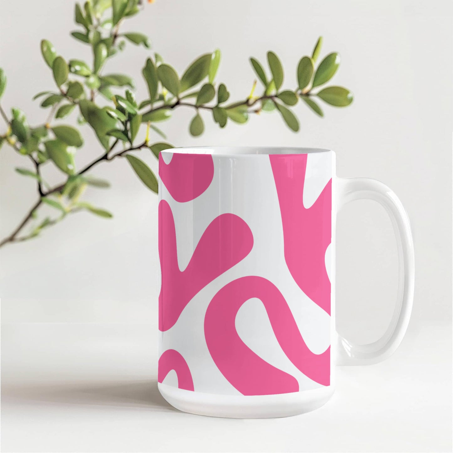 Swirly Pink Mug