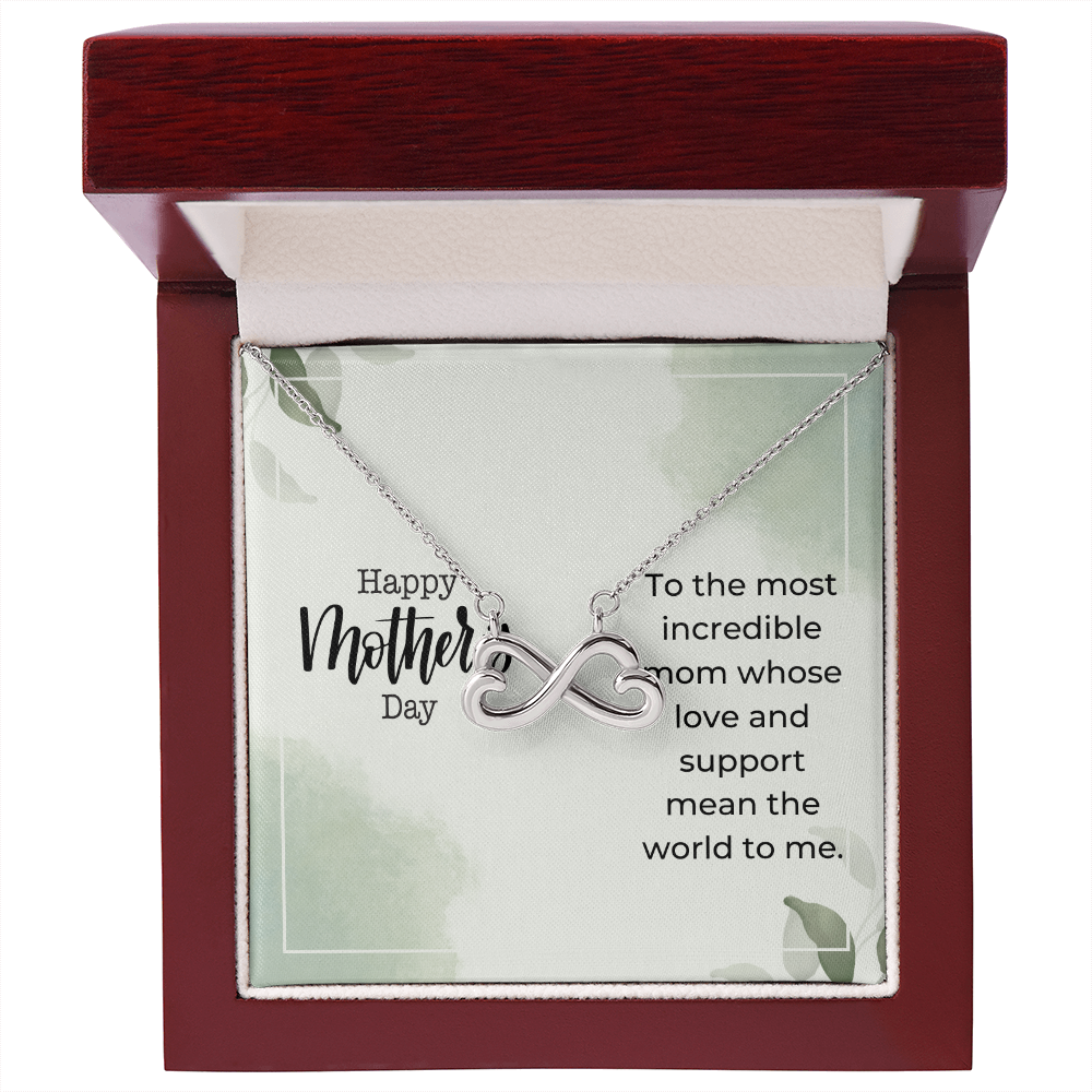 "Endira" Endless Love Necklace w/Mother's Day Message