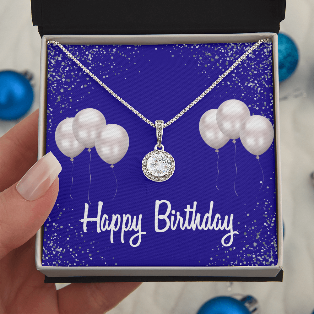 "Arula" Eternal Hope Necklace (Happy Birthday Message)