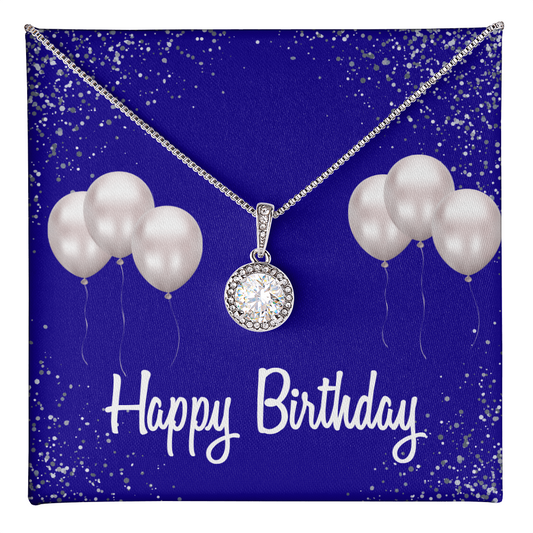 "Arula" Eternal Hope Necklace (Happy Birthday Message)