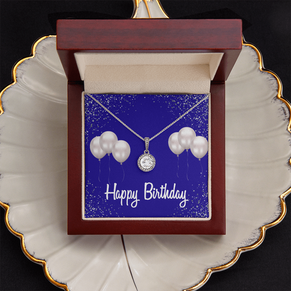 "Arula" Eternal Hope Necklace (Happy Birthday Message)