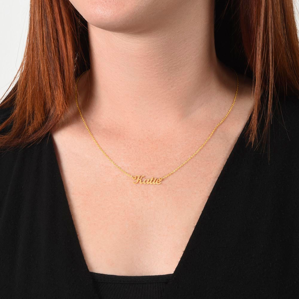 "Amori" Name Necklace