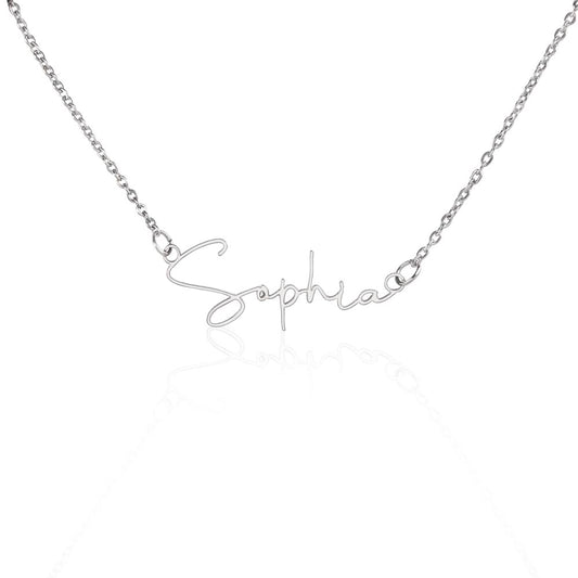 "Nomi" Script Name Necklace w/o Message