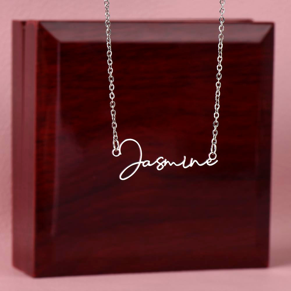 "Nomi" Script Name Necklace w/o Message