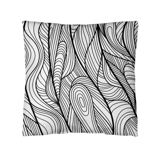 Yellow and Black Indoor/Outdoor Pillow