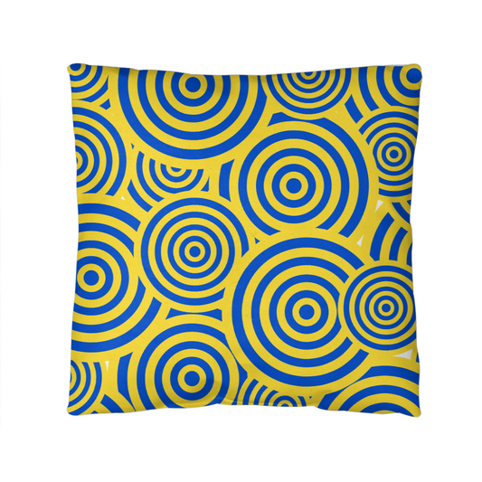 Reversible Circles Indoor/Outdoor Pillow