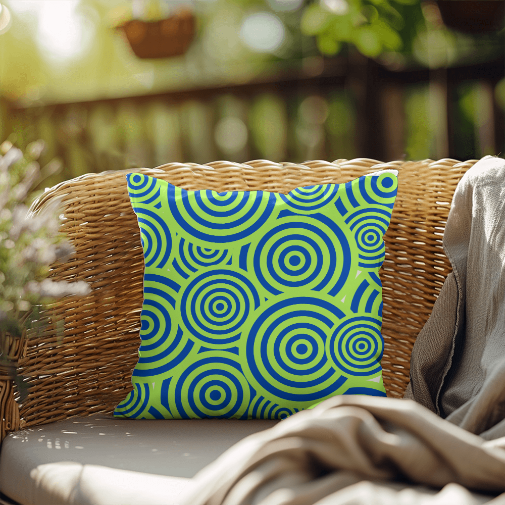 Circles Indoor/Outdoor Pillow
