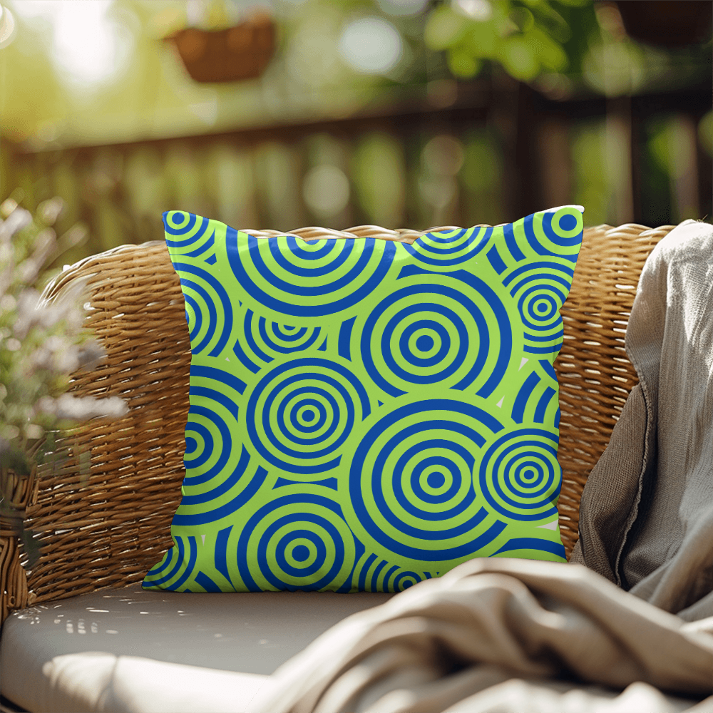 Circles Indoor/Outdoor Pillow