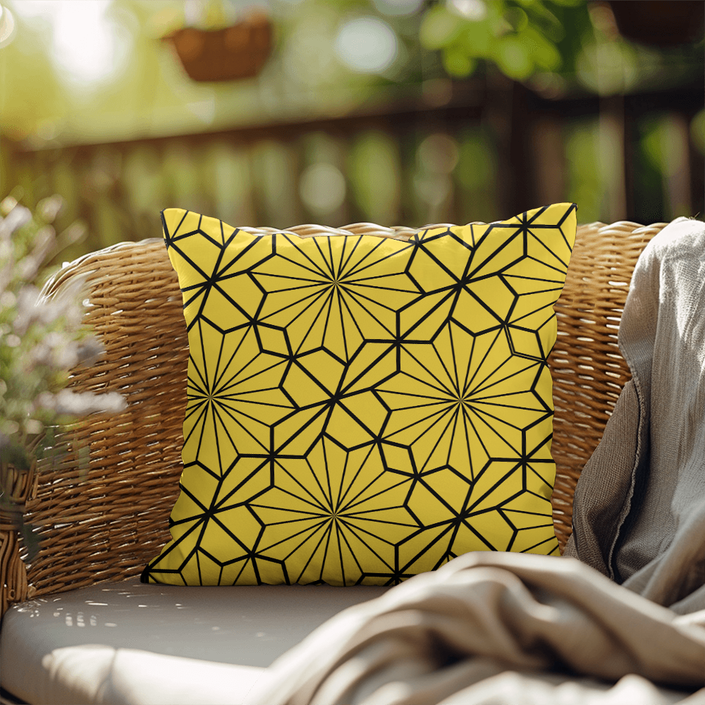 Yellow Flower Indoor/Outdoor Pillow
