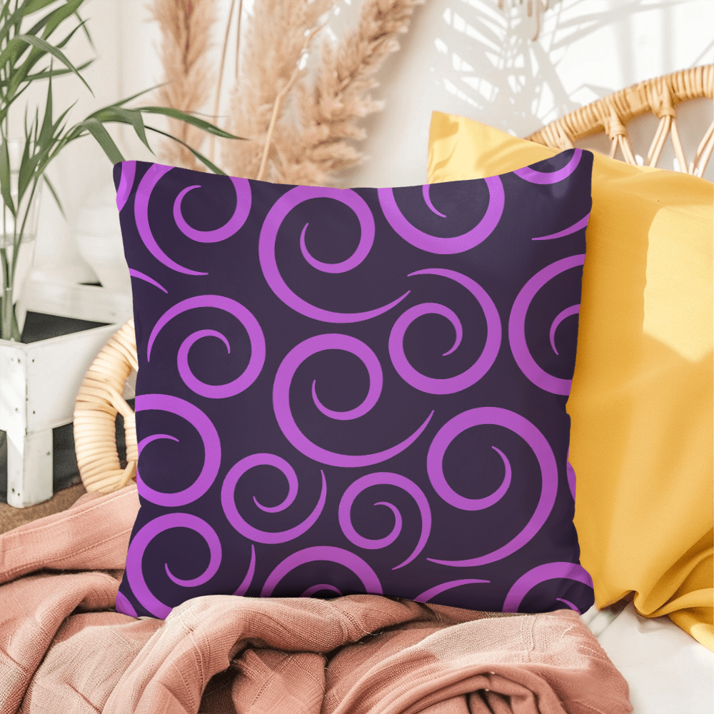 Reversible Swirl Indoor/Outdoor Pillow