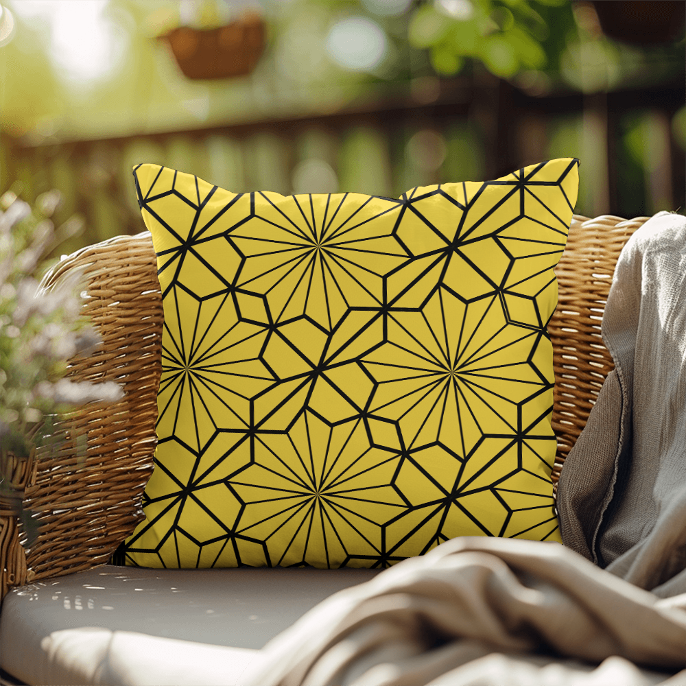 Yellow Flower Indoor/Outdoor Pillow