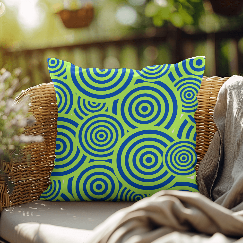 Circles Indoor/Outdoor Pillow