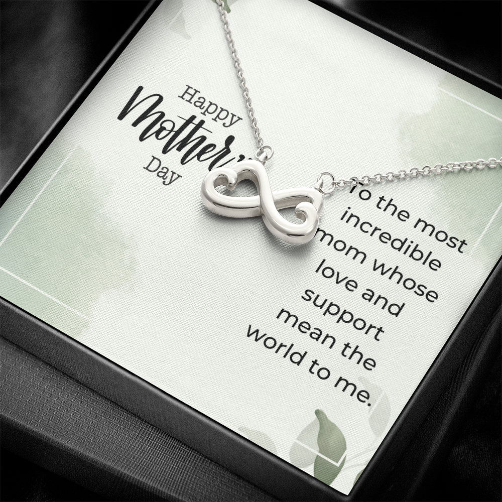 "Endira" Endless Love Necklace w/Mother's Day Message