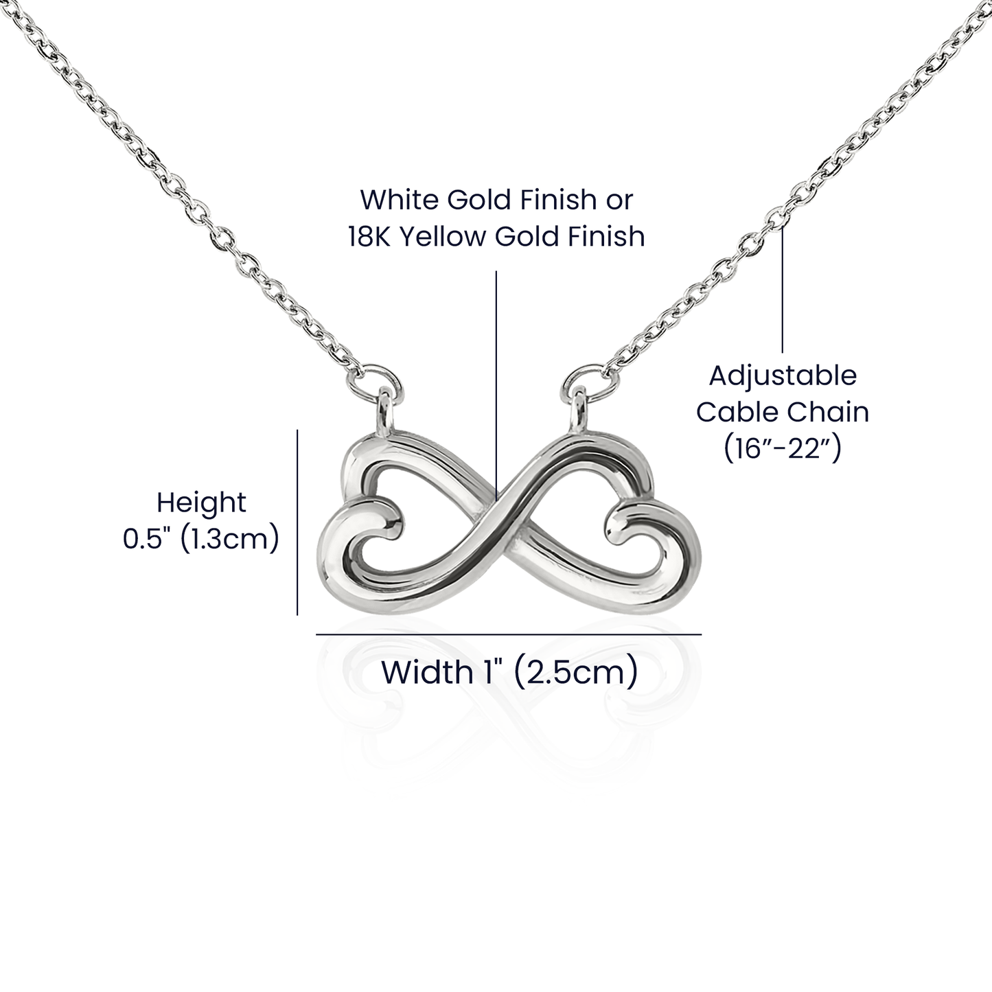 "Endira" Endless Love Necklace w/Message