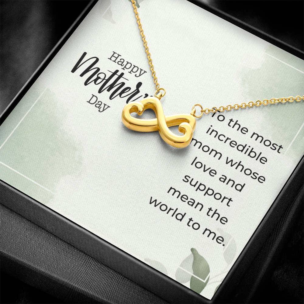 "Endira" Endless Love Necklace w/Mother's Day Message