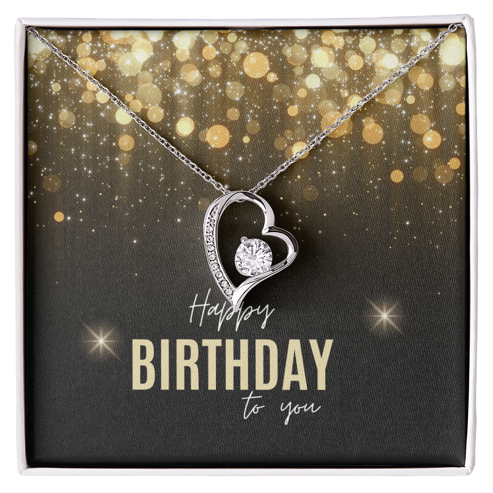 "Lovara" Forever Love Necklace w/ Birthday Message