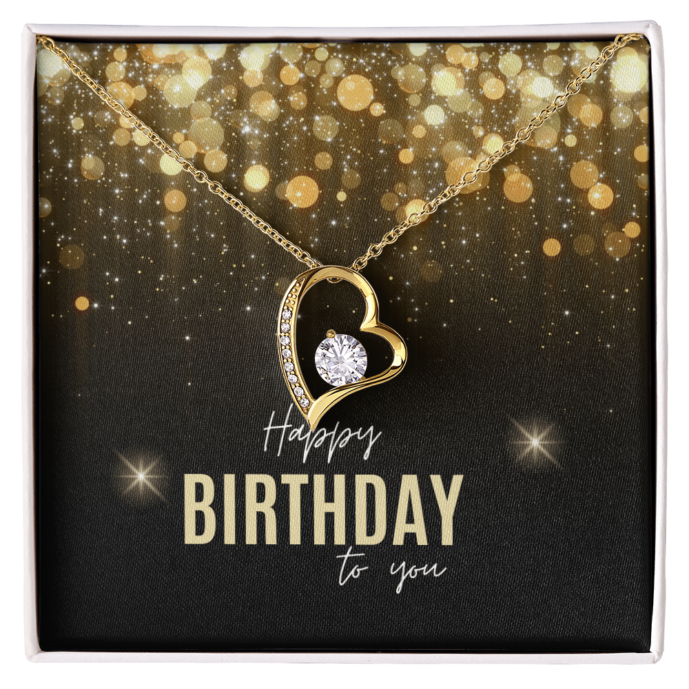 "Lovara" Forever Love Necklace w/ Birthday Message