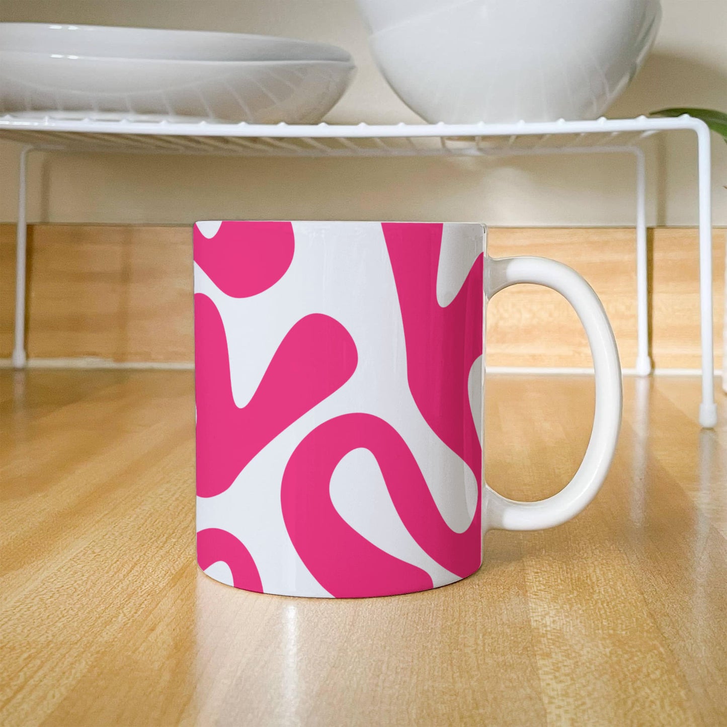 Swirly Pink Mug