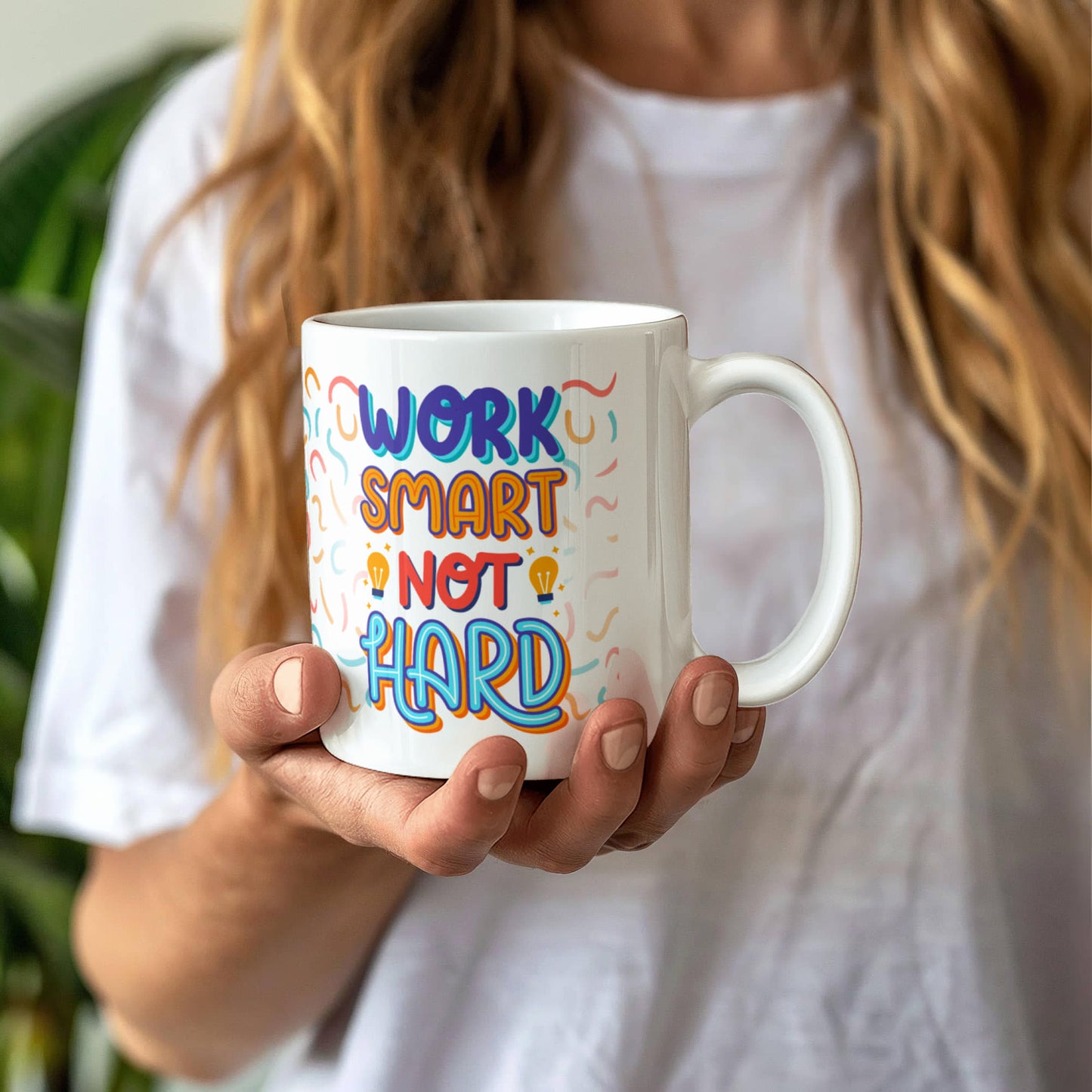 "Work Smart. Not Hard" Mug