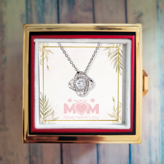 "Twined Soul"  Knot Necklace w/ Mother's Day Message